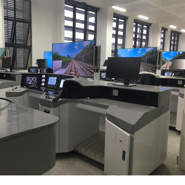 城市轨道交通模拟驾驶实训装置(图1) 城市轨道交通模仿驾驶实验装置,模型块化数值传输互联网系统实验台