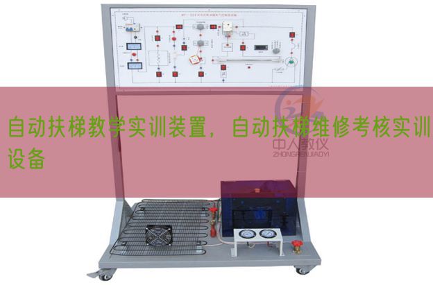 自动扶梯教学实训装置，自动扶梯维修考核实训设备(图1)
